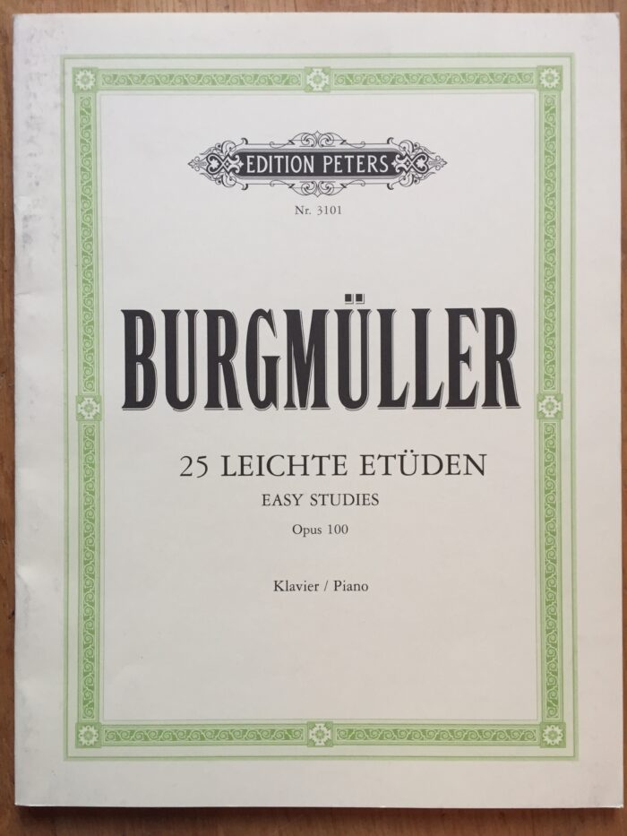 Burgmuller - 25 études op 100