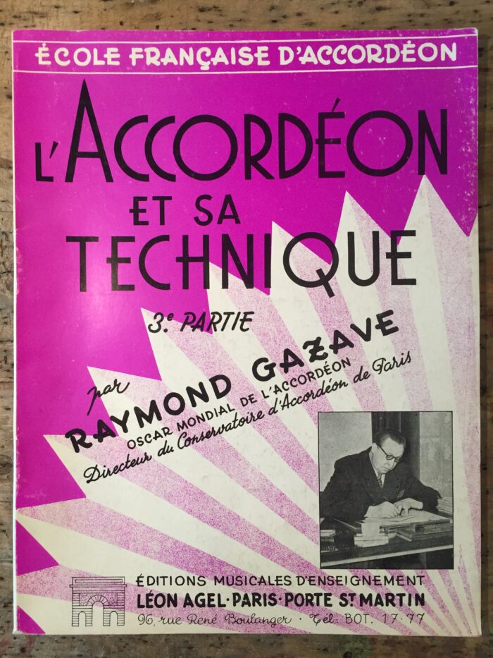 L'accordéon et sa technique – 3ème partie
