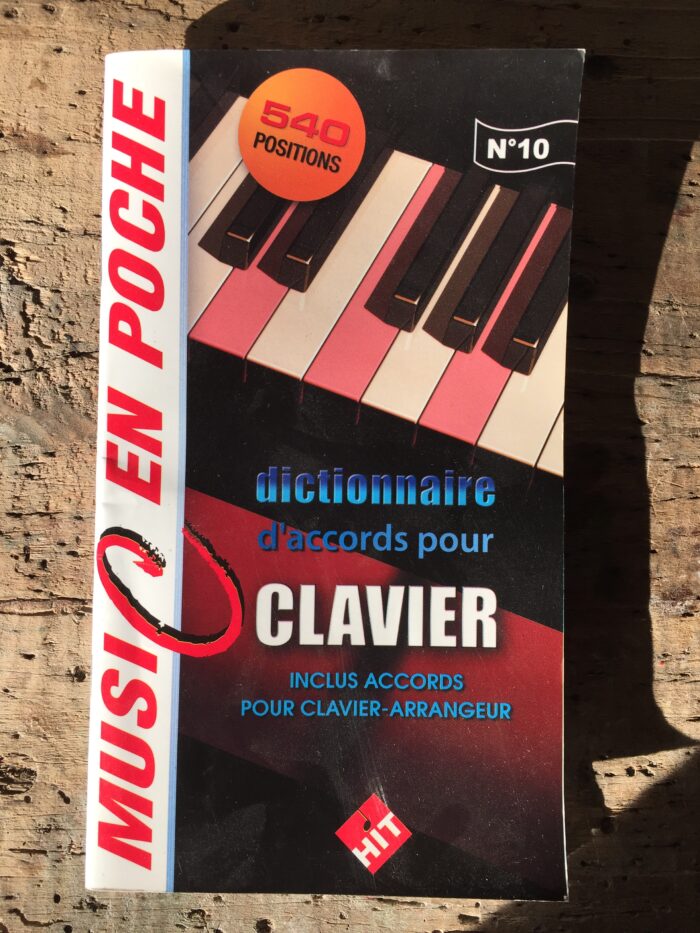 Dictionnaire d'accords pour clavier