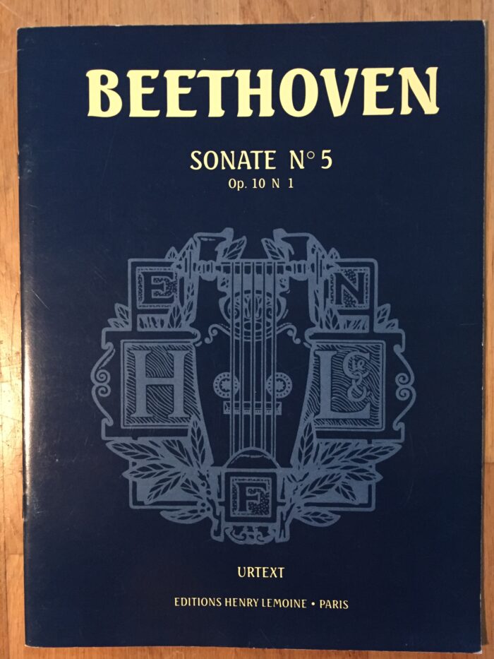 Beethoven - sonate n°5 Op. 10 n°1