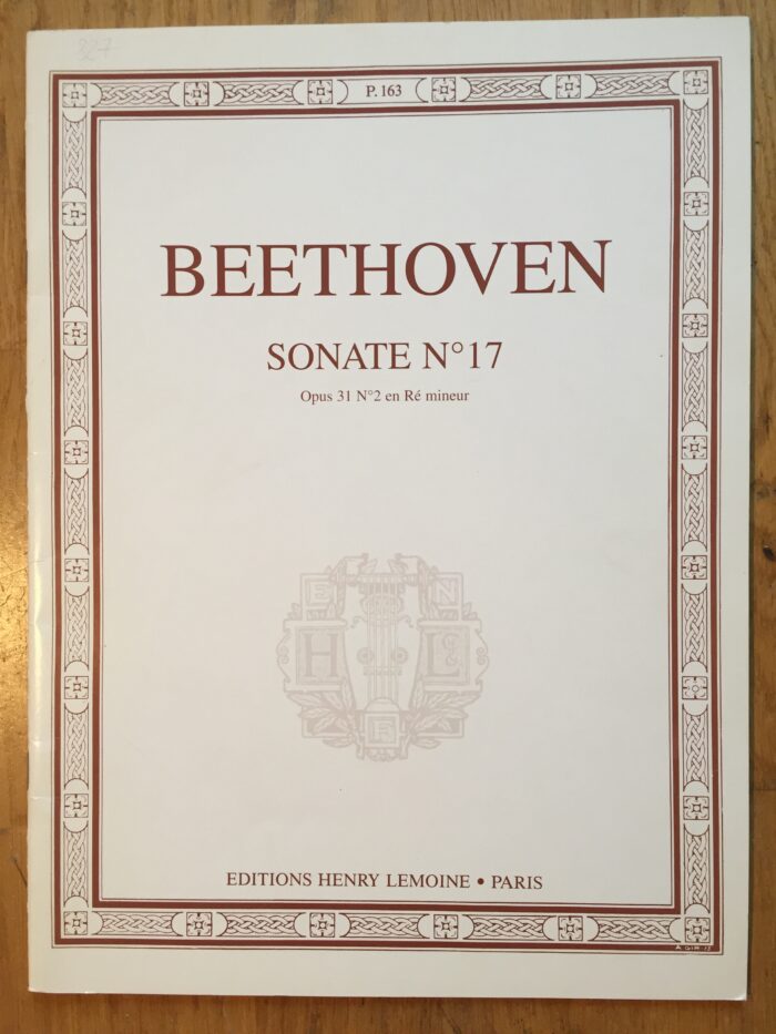 Beethoven - Sonate N°17 Op. 31