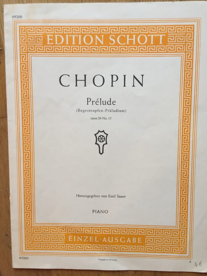 CHOPIN – Prélude Opus 28 N°15