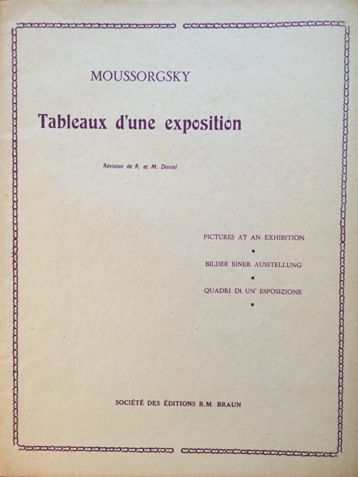 Moussorgsky – Tableaux d'une exposition