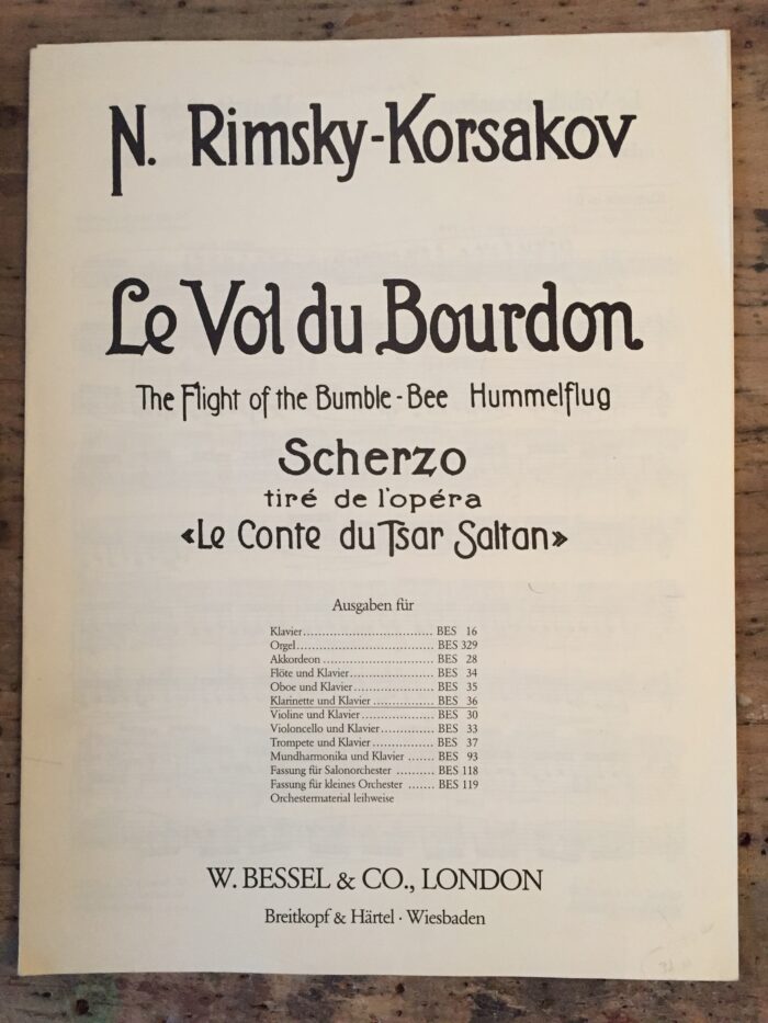 N. Rimsky-Korsakov – Le Vol du Bourdon