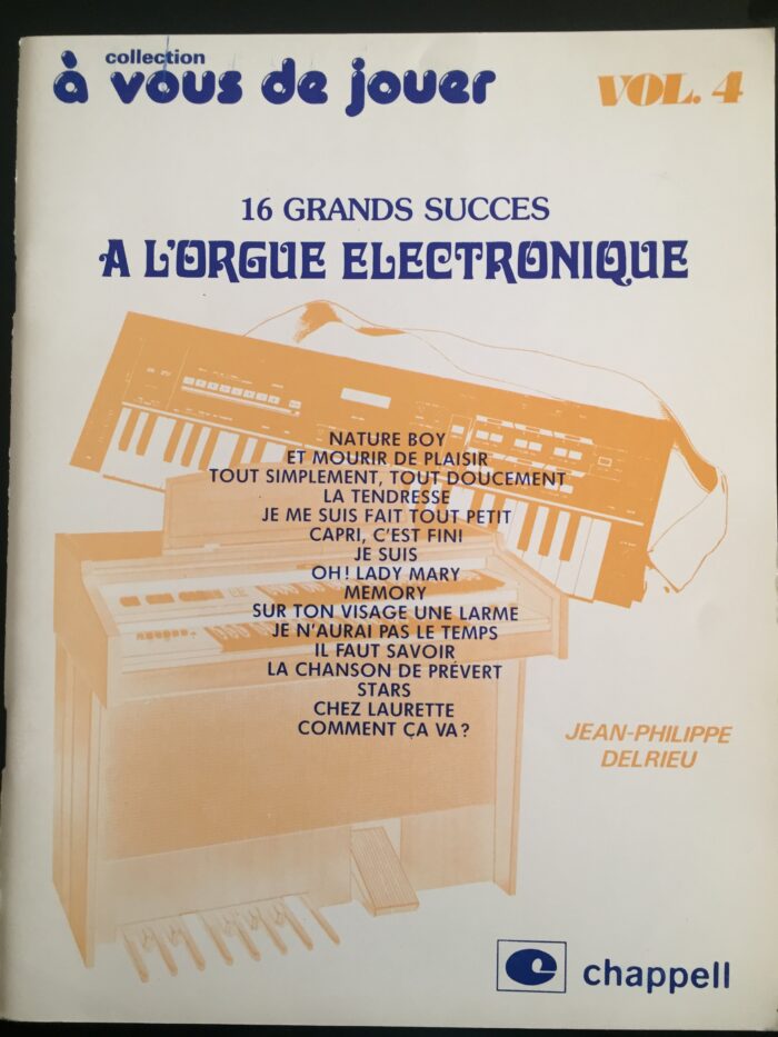 16 grands succès à l'orgue électronique Vol. 4