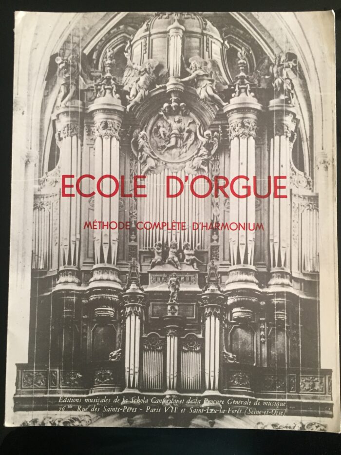 L. Raffy – École d'Orgue – Méthode complète d'Harmonium – 1ère partie