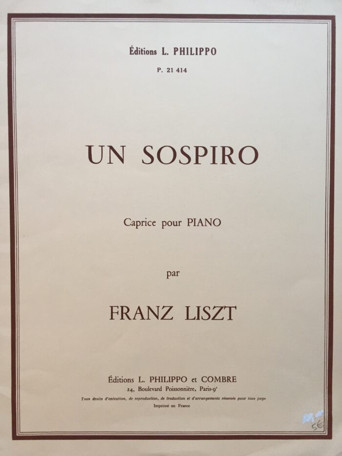 LISZT - Un sospiro