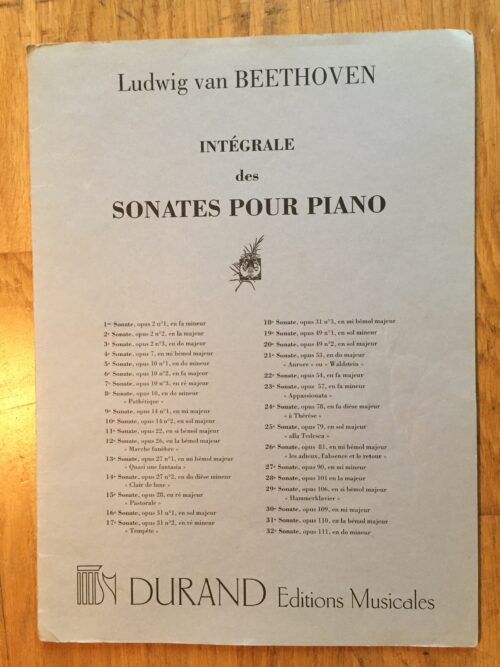 Beethoven – Sonate n°2 Op. 27 Clair de Lune
