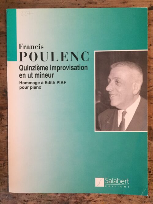 Francis Poulenc – Quinzième improvisation en ut mineur