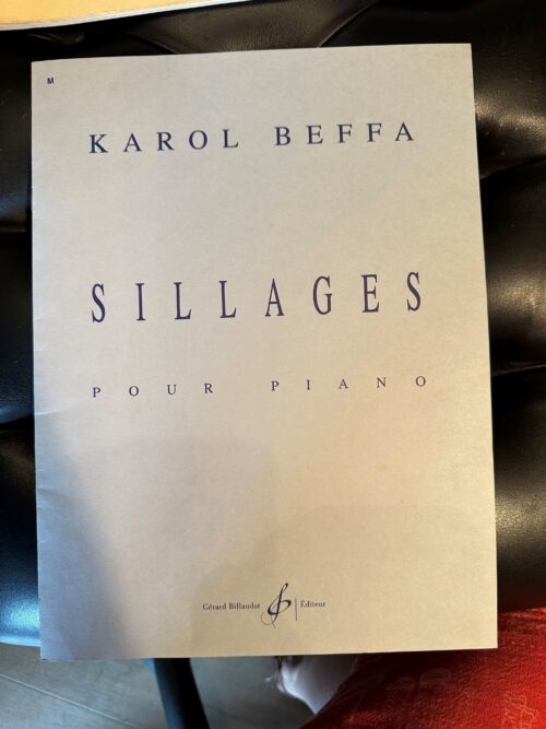 Karil Beffa - Sillages pour piano