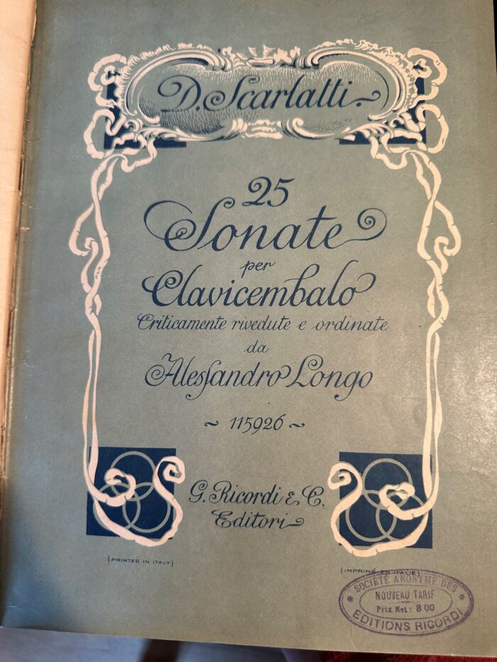 Domenico Scarlatti - 25 sonates pour clavecin