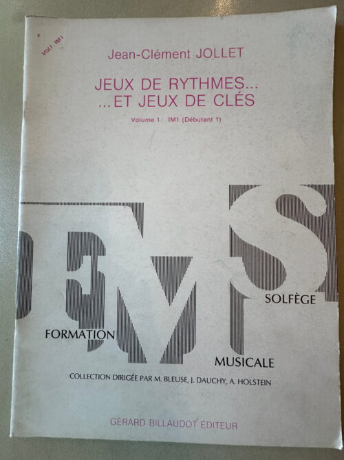 Jeux de rythmes... ...Et jeux de clés - Volume 1 : Im1 (Débutant)