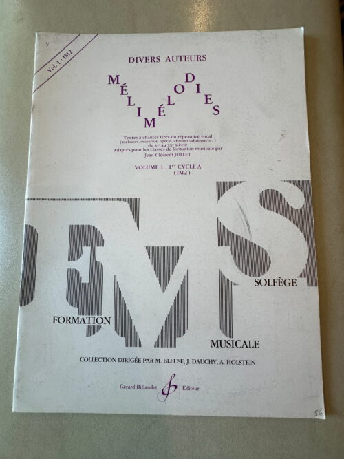 Mélimélodies - Volume 1 1er Cycle A (IM2)