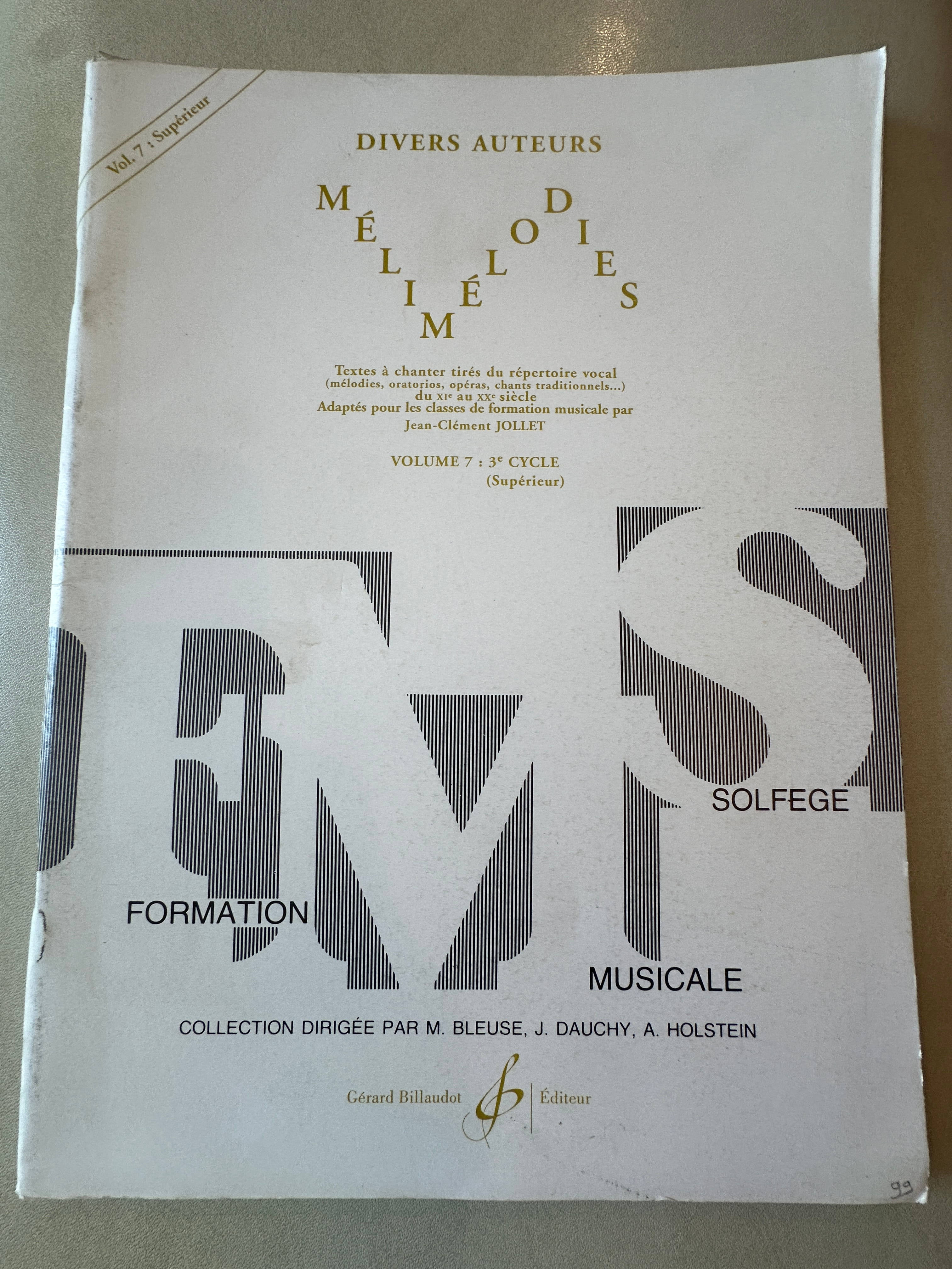 Mélimélodies - Volume 7 : 3e Cycle (Supérieur)