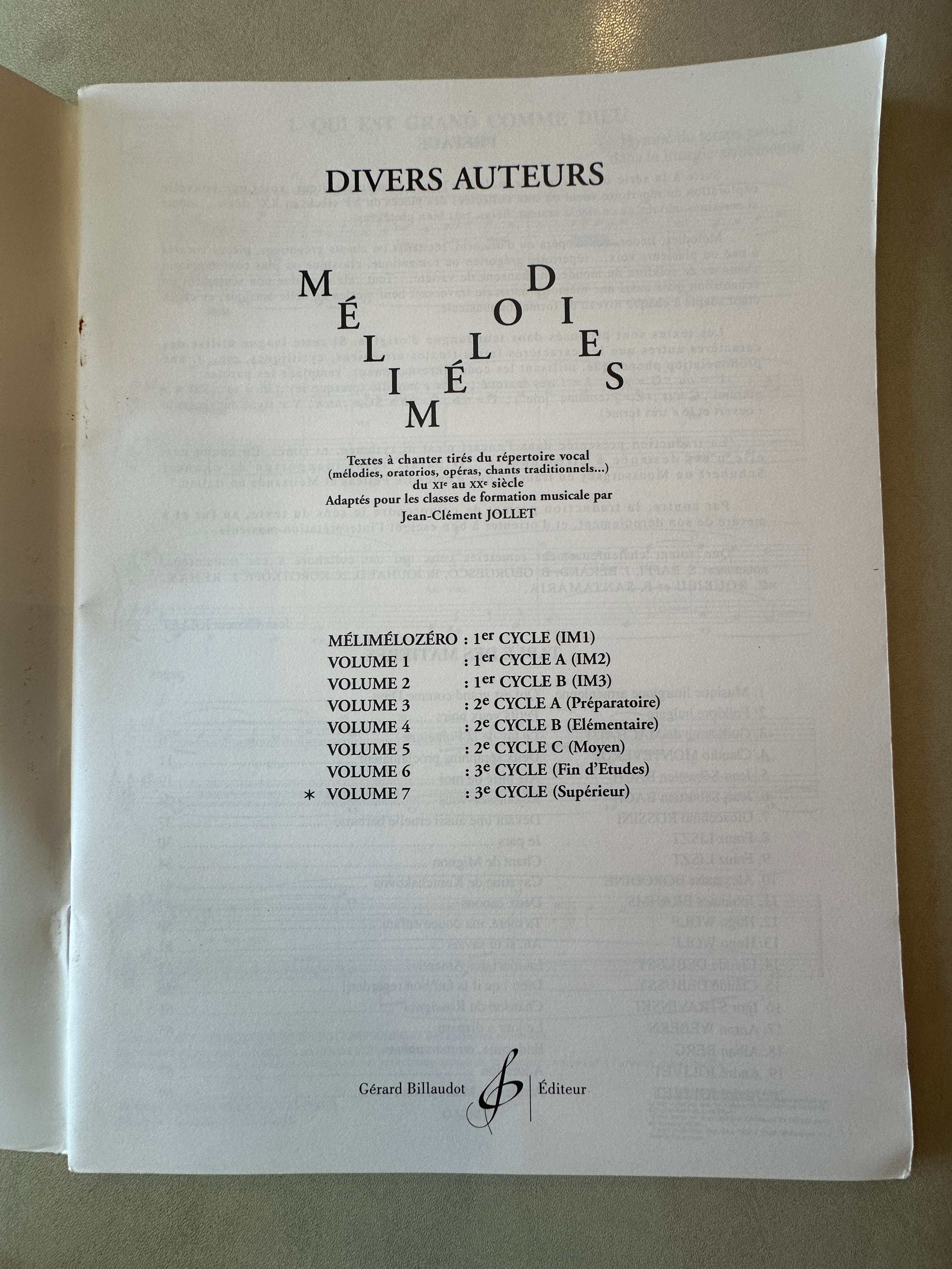 Mélimélodies - Volume 7 : 3e Cycle (Supérieur) – Image 3